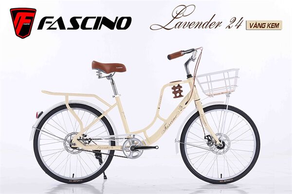 Xe đạp nữ Fascino Lavender 24
